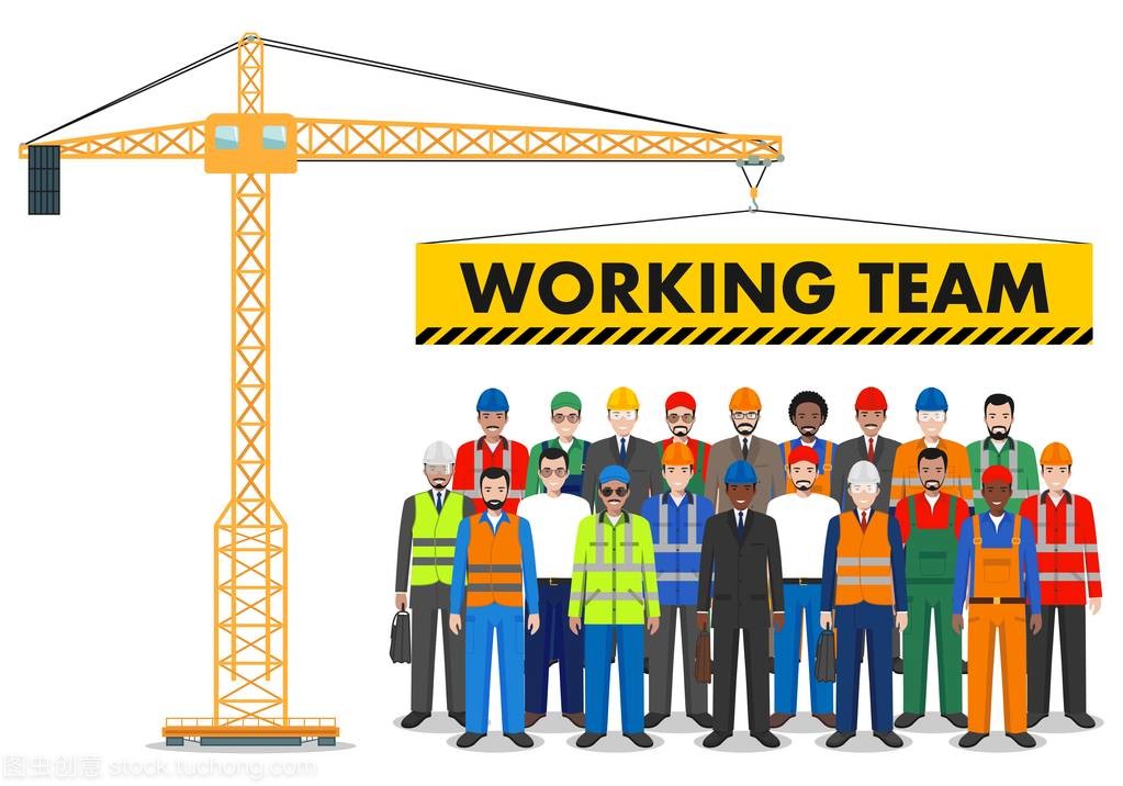 城市天际线的筑梦者——建筑塔式起重机下的多元团队协奏曲